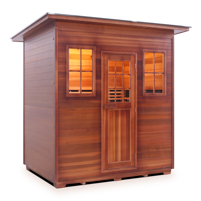 Enlighten SAPPHIRE - 5 Person Outdoor Hybrid Sauna