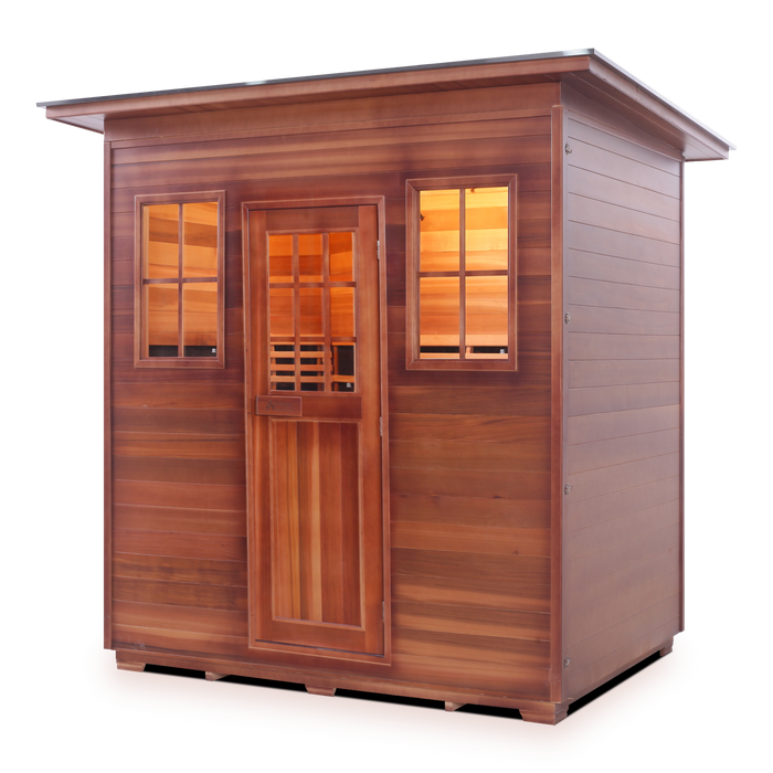 Enlighten SIERRA - 5 Person Indoor/Outdoor Infrared Sauna