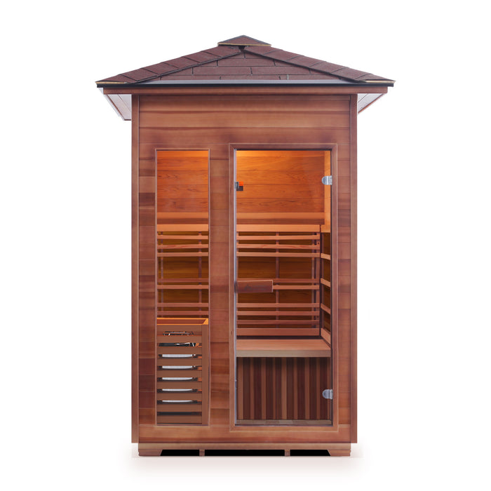 Enlighten SunRise - 2 Person Outdoor/Indoor Traditional Sauna