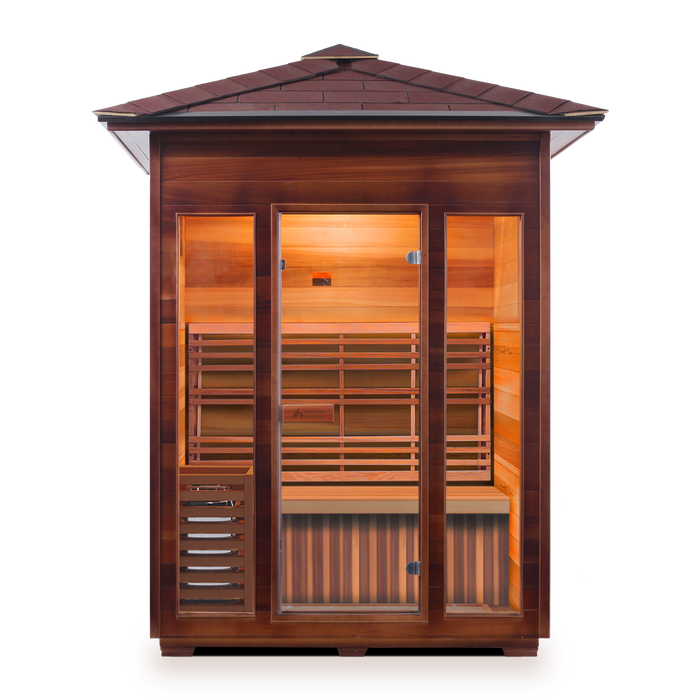 Enlighten SunRise - 3 Person Outdoor/Indoor Traditional Sauna