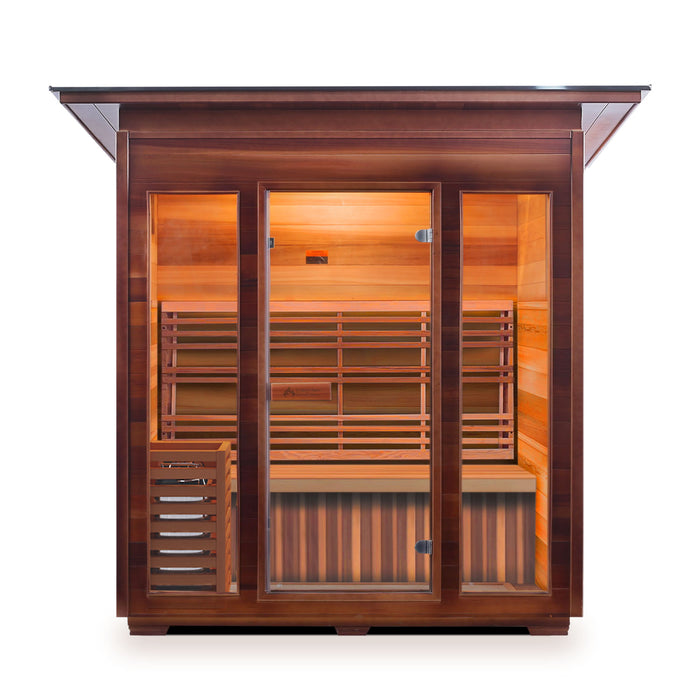 Enlighten SunRise - 4 Person Outdoor Traditional Sauna