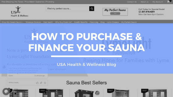 How to Purchase & Finance Your Sauna [Video Tutorial]