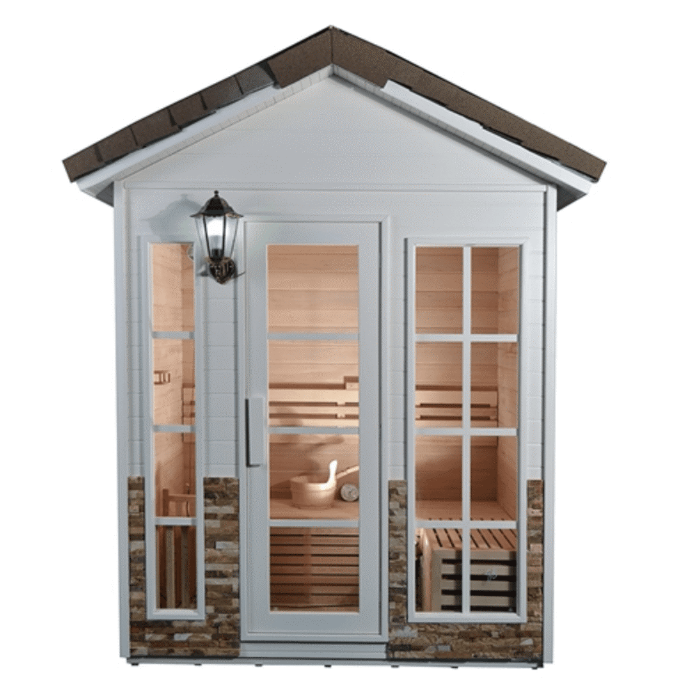 A personal home infrared sauna.