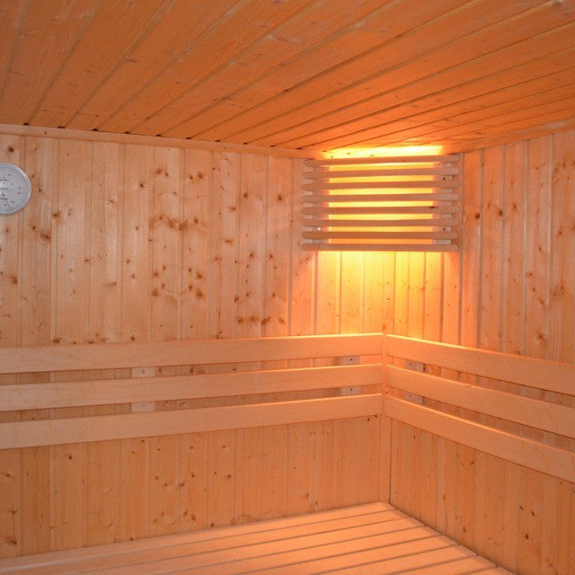 A Infrared sauna installed for sauna therapy.