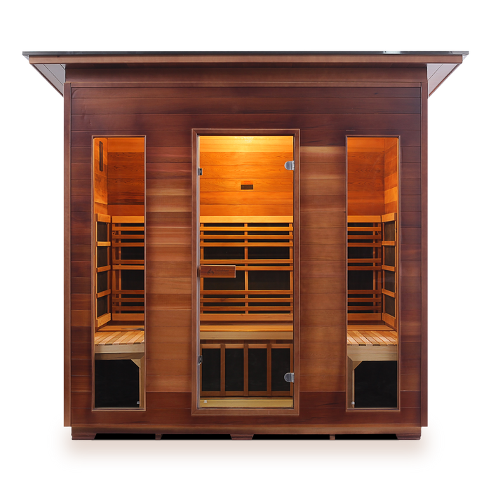 Enlighten RUSTIC - 5 Person Outdoor Infrared Sauna