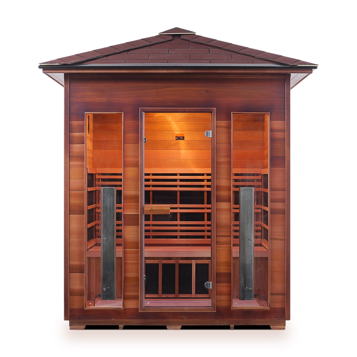 Enlighten RUSTIC - 4 Person Outdoor Infrared Sauna