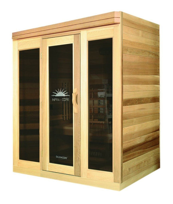 Saunacore Infracore Premium Series 3 Person Outdoor Infrared Sauna (PR 4X6)