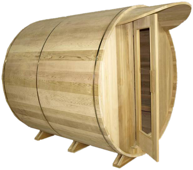Saunacore Outdoor Barrel Country 6 Person Traditional Sauna (BRL6X6)