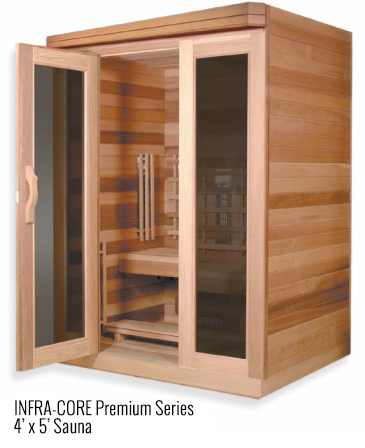 Saunacore Infracore Premium Series 3 Person Infrared Sauna (PR 4X5)