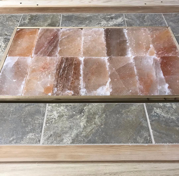 Infra-Floor System with Himalayan Salt Bricks - For Saunacore Saunas