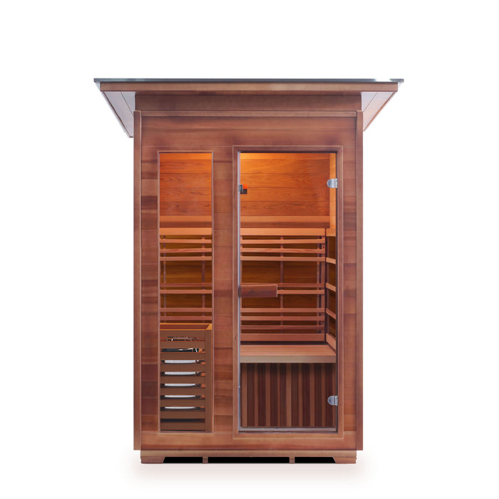 Enlighten SunRise - 2 Person Outdoor/Indoor Traditional Sauna