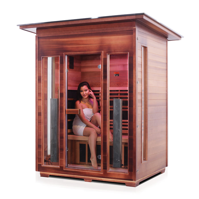Enlighten RUSTIC - 3 Person Outdoor Infrared Sauna
