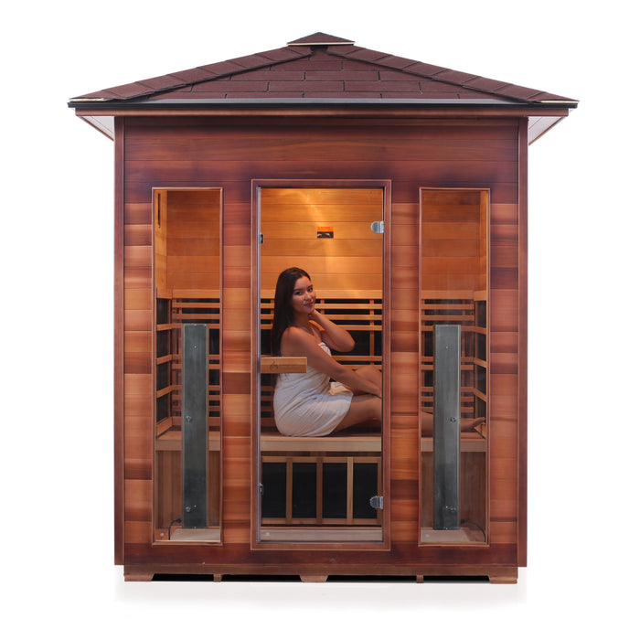 Enlighten RUSTIC - 4 Person Outdoor Infrared Sauna