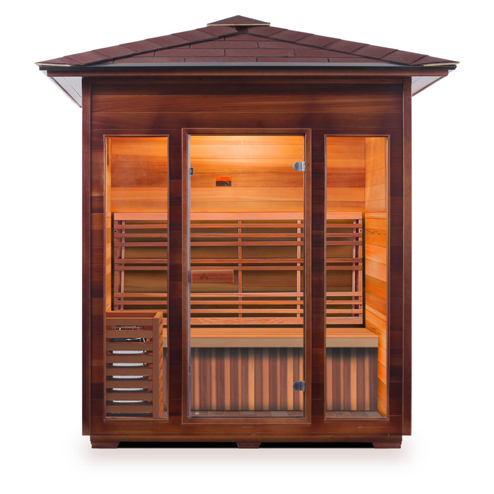 Enlighten SunRise - 4 Person Outdoor Traditional Sauna