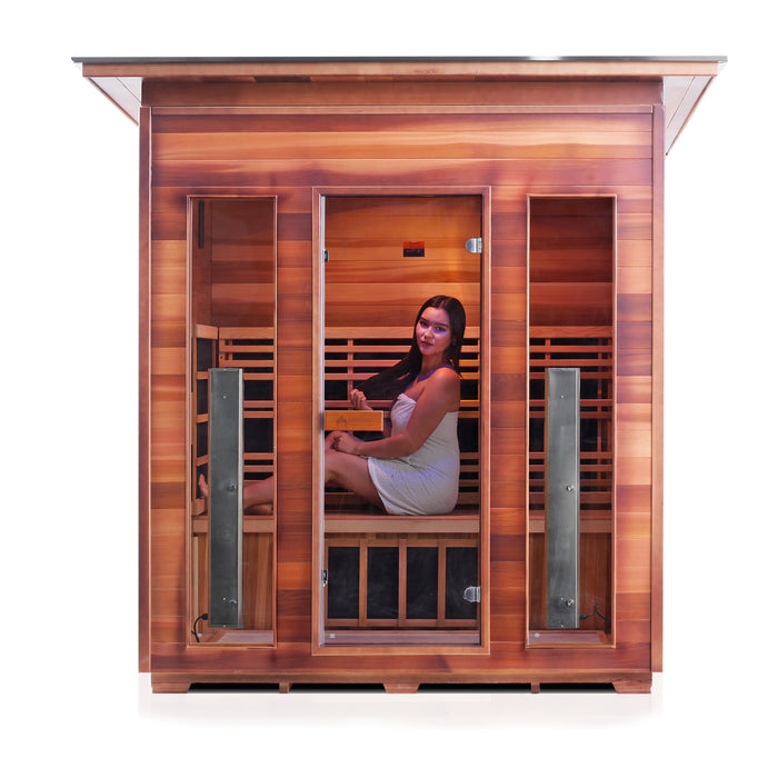 Enlighten DIAMOND - 4 Person Outdoor Hybrid Sauna