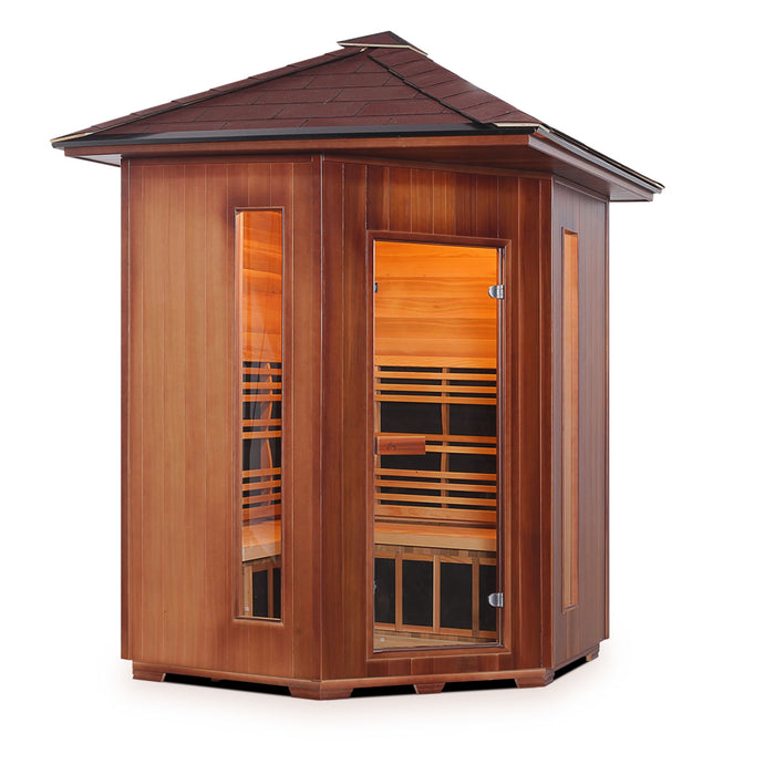 Enlighten RUSTIC - 4C Person Indoor/Outdoor Infrared Sauna