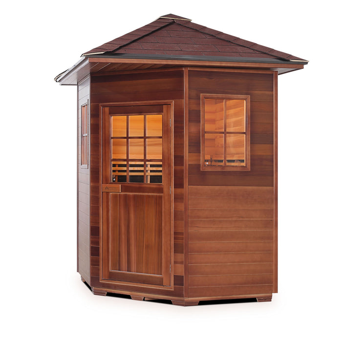 Enlighten SAPPHIRE - 4C Person Outdoor/Indoor Hybrid Sauna