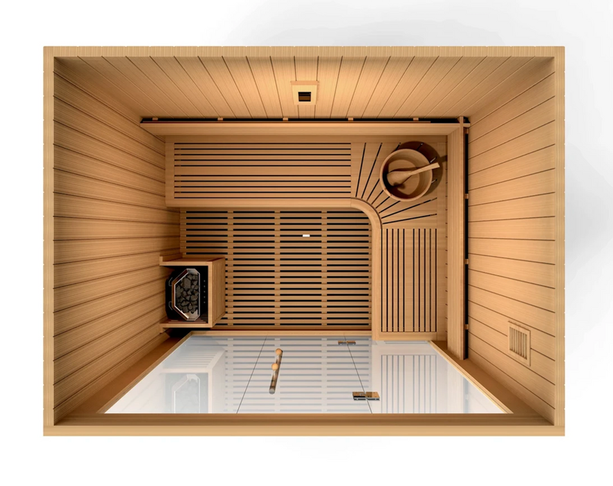 GDI Golden Designs Copenhagen Edition GDI‐7389‐01 3 Person Indoor Traditional Sauna